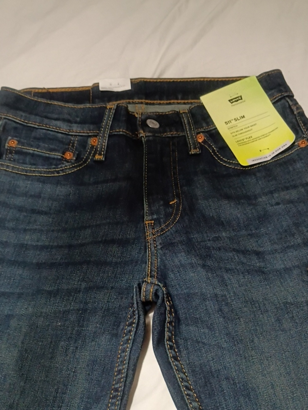 Levi's Sit-Slim Jeans in Dark Blue Wash 28x30
